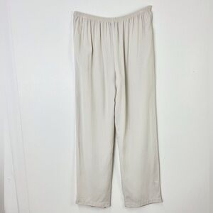 Eileen Fisher White Silk Pants Size 1X